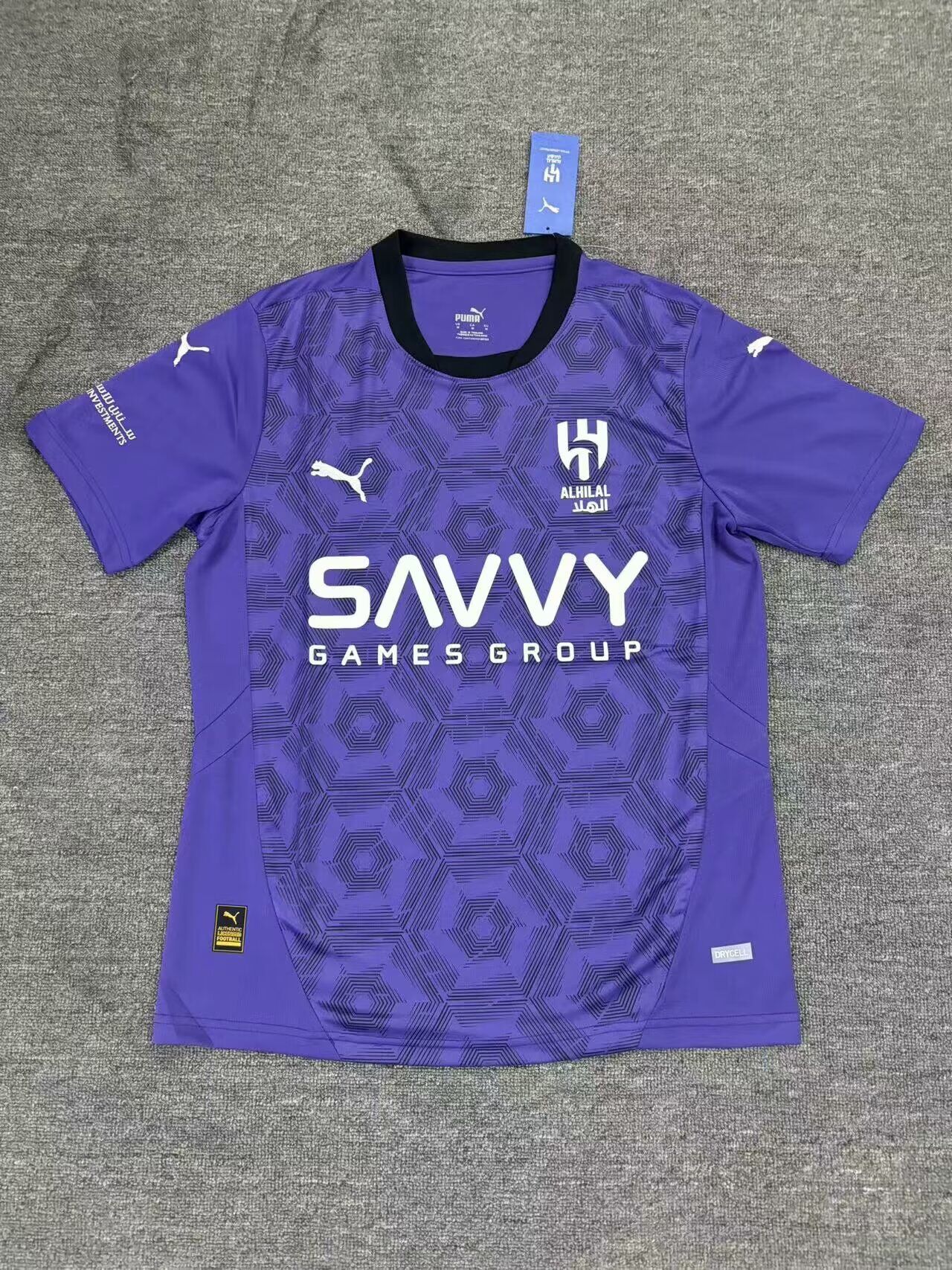 AAA Quality Al-Hilal 24/25 Third Purple Soccer Jersey